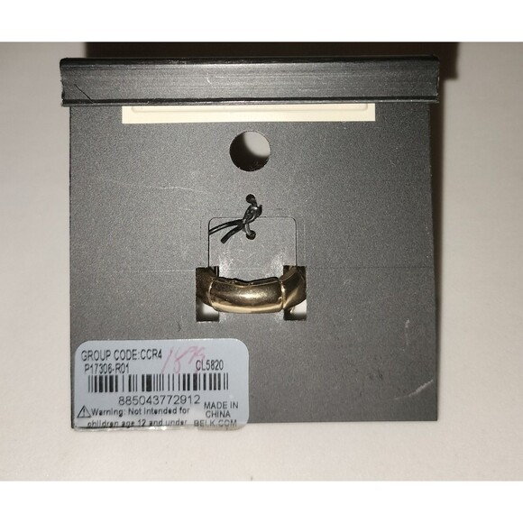 Cynthia Rowley Chunky Stretch Ring Hobo Indie Jewelry Teens School Yellow Gold 1 - Picture 8 of 12